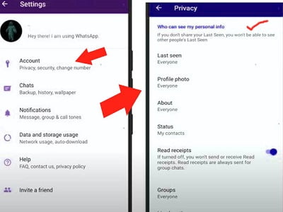 Whatsapp Me Privacy Kaise Lagaye