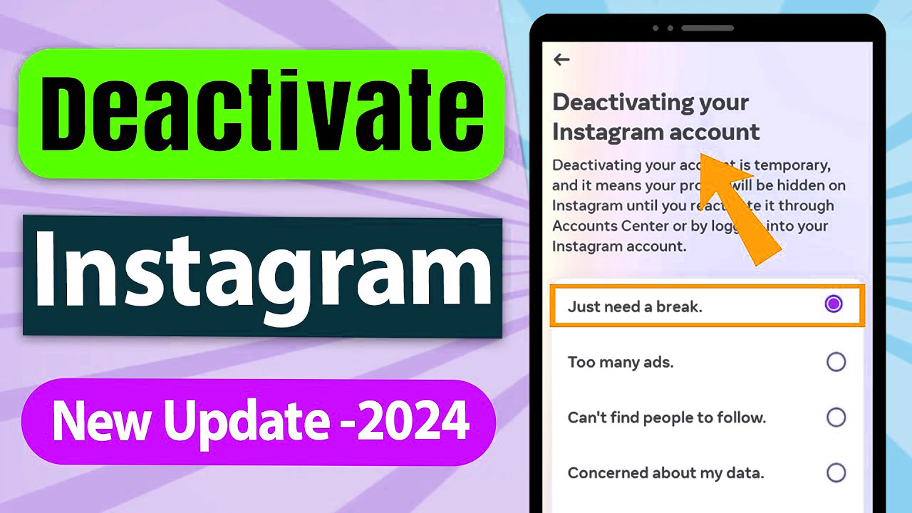 How to Deactivate Instagram Account